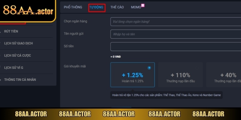 Người chơi game nên lưu ý lại biên lai chuyển khoản